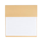 Notepad and Organizer for the Desktop - Natural - Straight