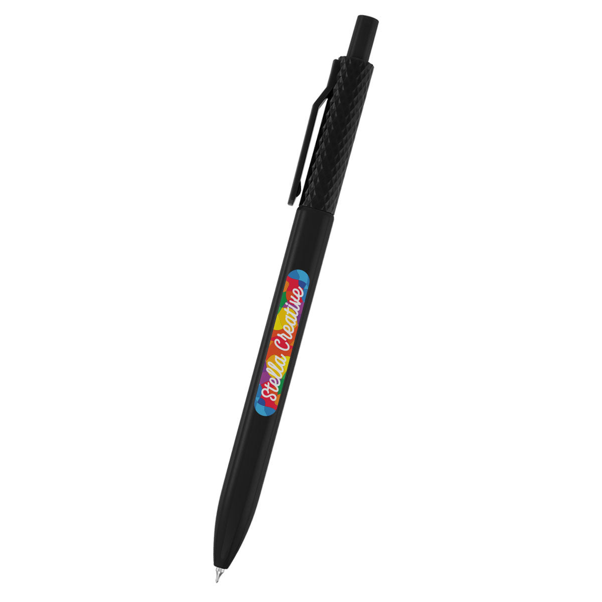 Novi Gel Pen in Recycled ABS - Black - Full Color