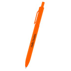 Novi Gel Pen in Recycled ABS Full Color - Orange - Silk Screen
