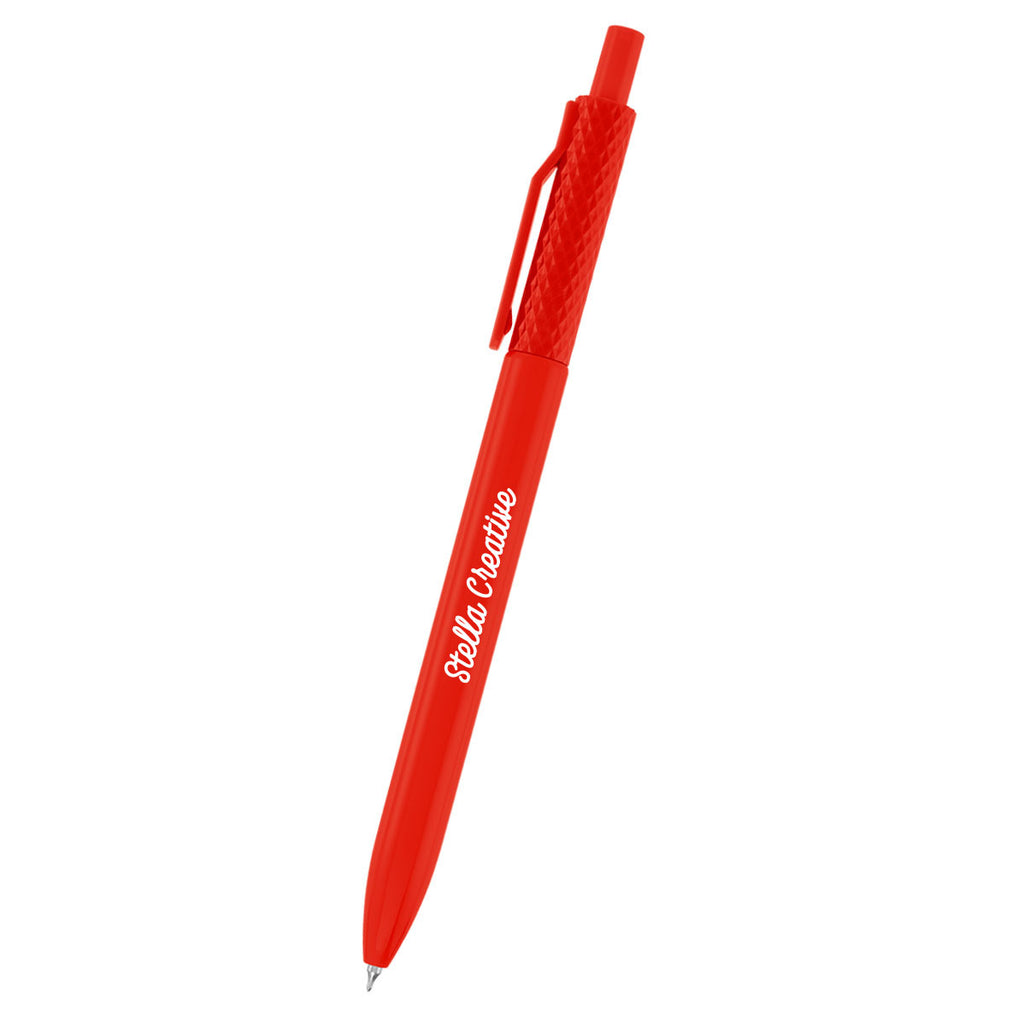 Novi Gel Pen in Recycled ABS Full Color - Red - Silk Screen