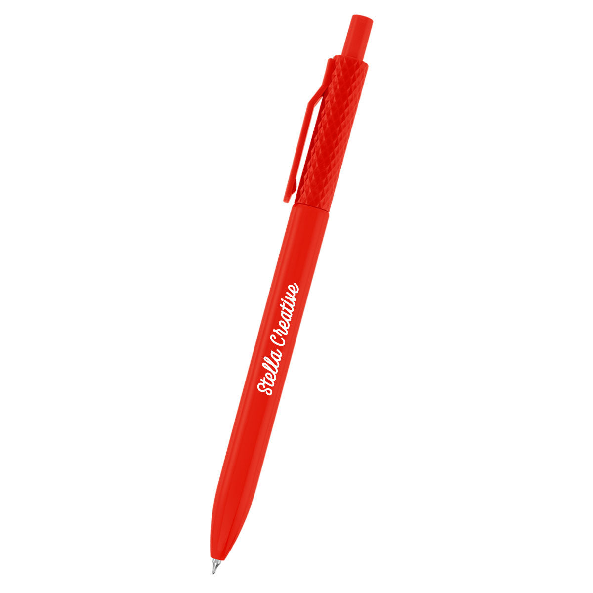 Novi Gel Pen in Recycled ABS Full Color - Red - Silk Screen