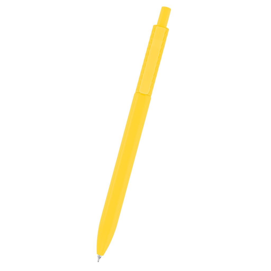 Novi Gel Pen in Recycled ABS Full Color - Yellow - Front