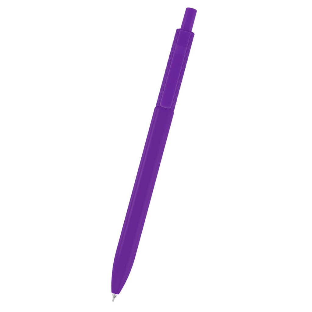 Novi Gel Pen in Recycled ABS - Purple - Front