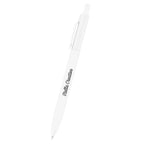 Novi Gel Pen in Recycled ABS - White - Silk Screen