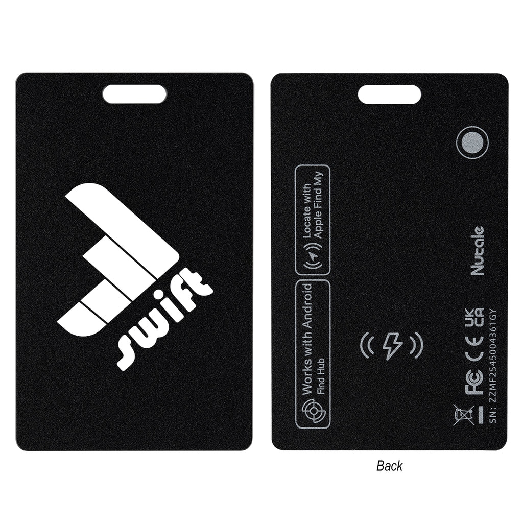 Nutale SmartTag Tracker Card - Black - Silk Screen