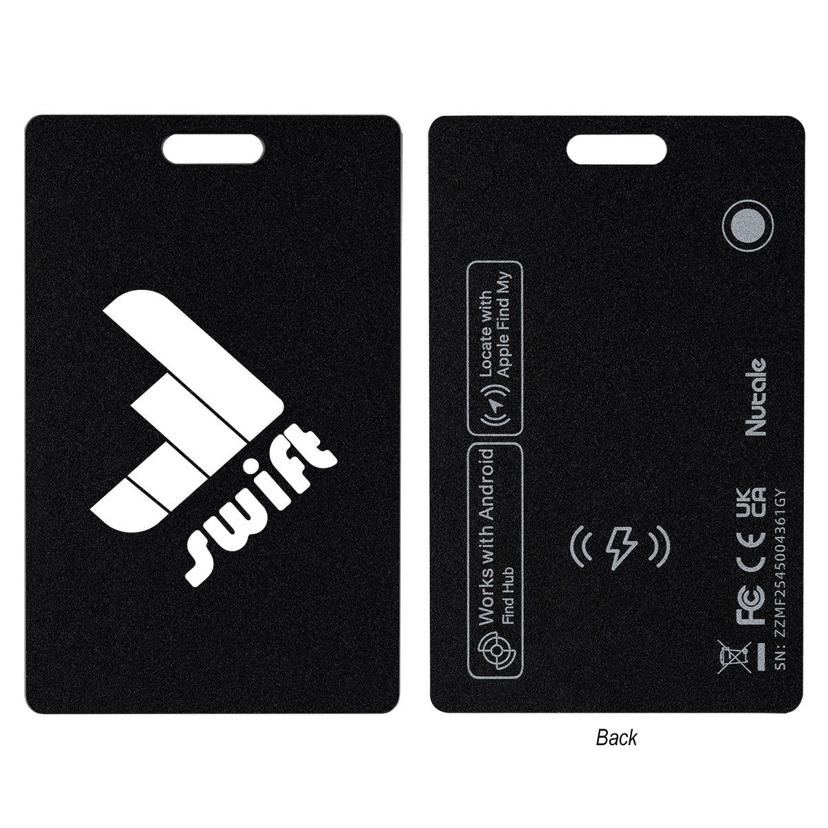 Nutale SmartTag Tracker Card - Black - Silk Screen