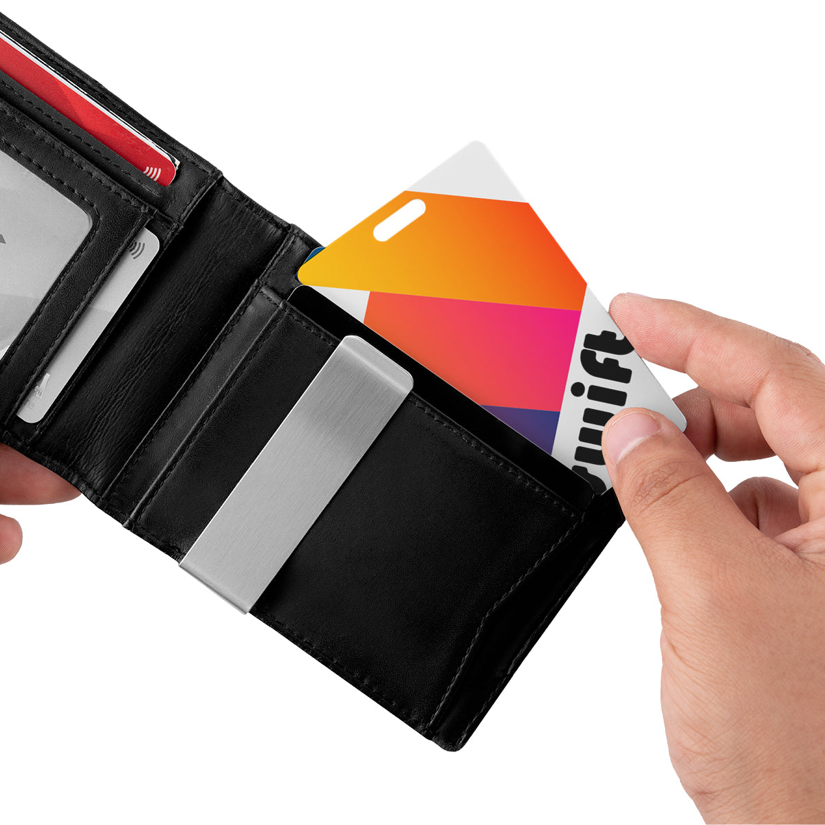 Nutale SmartTag Tracker Card - White - Wallet