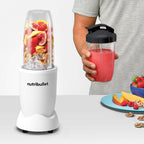 nutribullet Pro Personal Blender, 900 Watt - White - Front Lifestyle 2