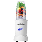 nutribullet Pro Personal Blender, 900 Watt - White - Front Propped