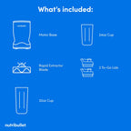 nutribullet Turbo Blender with Auto Blend, 1000 Watt - White - Photo 10