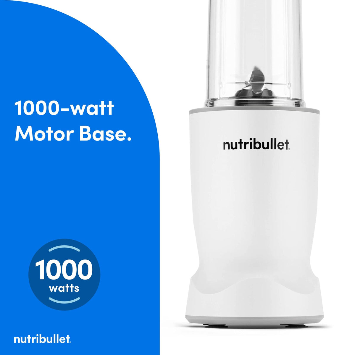 nutribullet Turbo Blender with Auto Blend, 1000 Watt - White - Photo 3