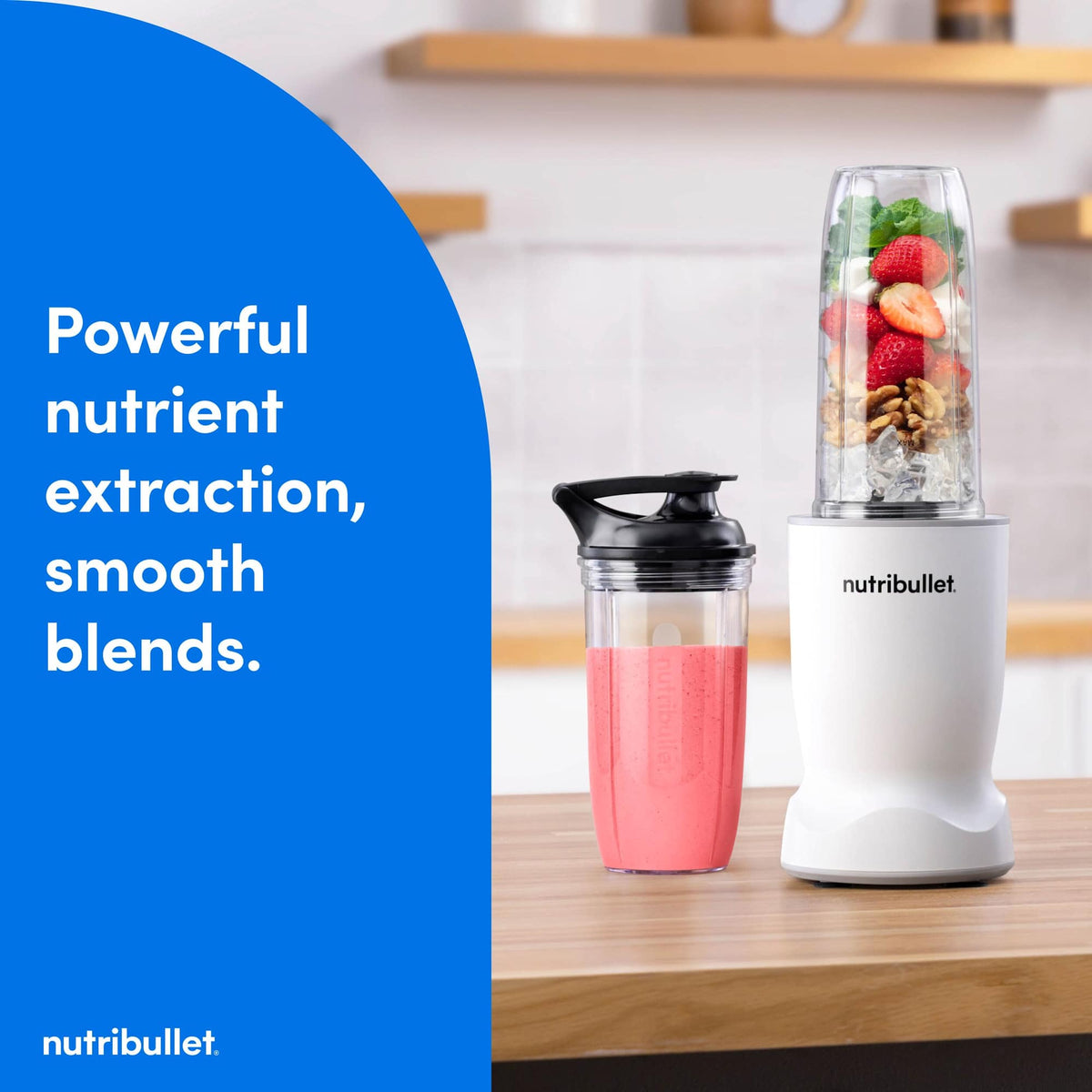 nutribullet Turbo Blender with Auto Blend, 1000 Watt - White - Photo 4