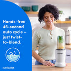 nutribullet Turbo Blender with Auto Blend, 1000 Watt - White - Photo 5