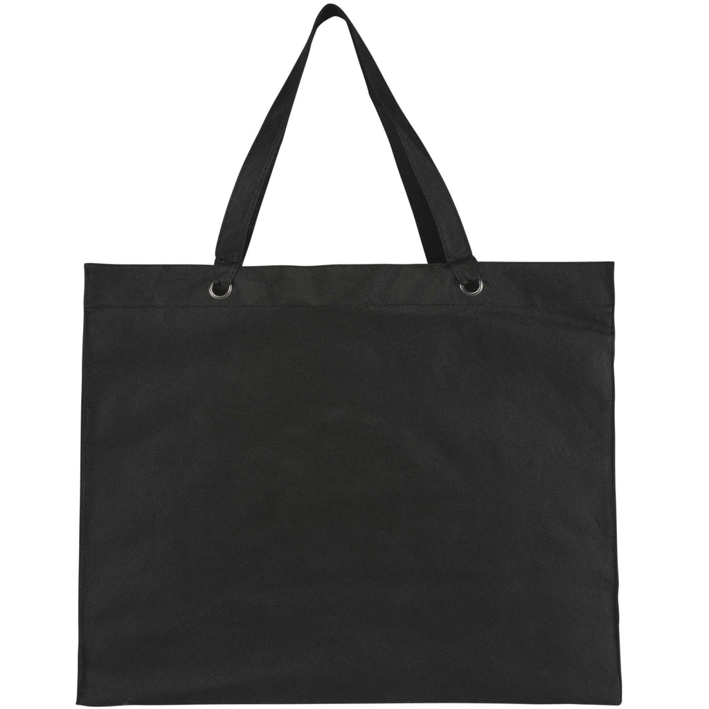 Oak Shopper Tote with Grommet Handles - Black - Frtif