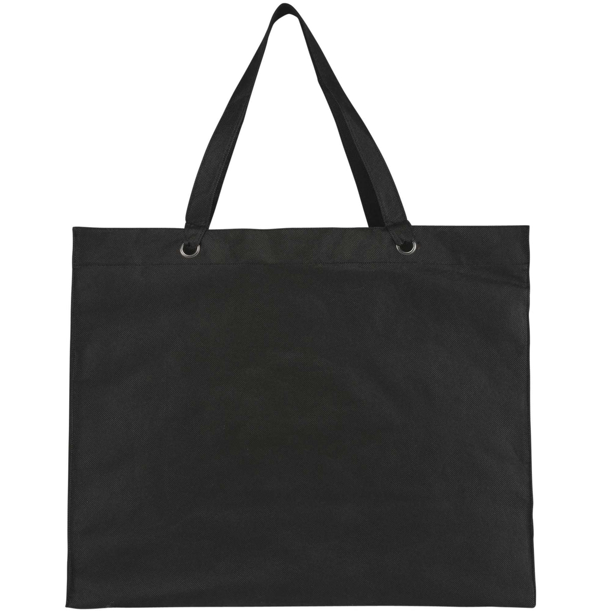Oak Shopper Tote with Grommet Handles Full Color - Black - Frtif