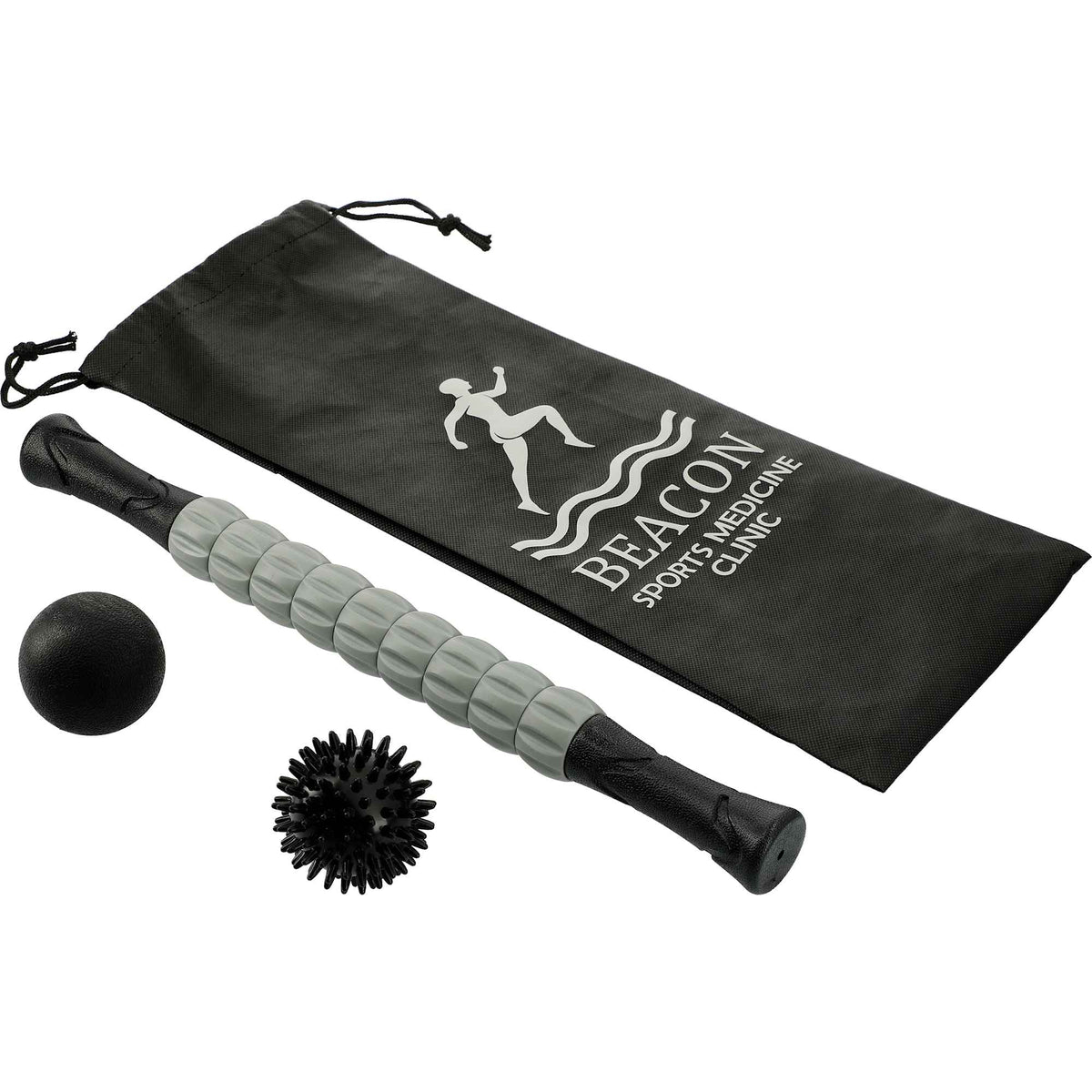 Oasis Massage and Recovery Kit, 3 Pieces - Black - Front 2