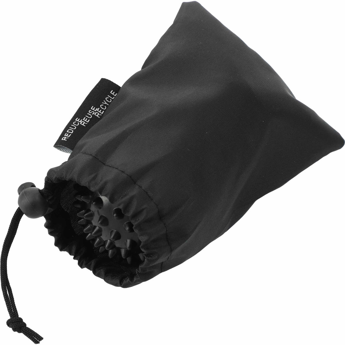 Oasis Massage Ball Set with Pouch, 2 Pieces - Black - Right Angle 4