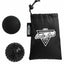 Oasis Massage Ball Set with Pouch, 2 Pieces Full Color - Black - Front