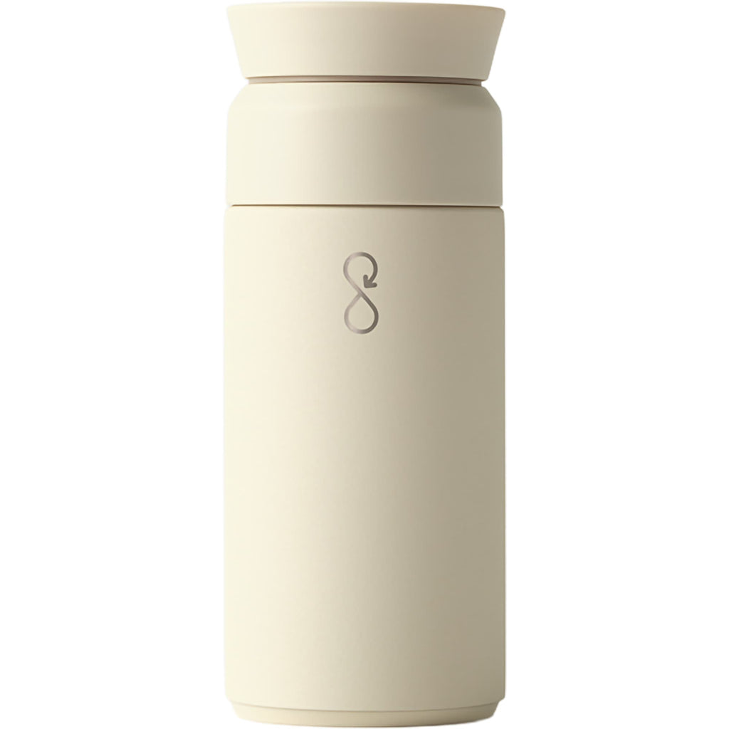 Ocean Bottle Brew Coffee Flask, 12 oz Full Color - Sand - Back