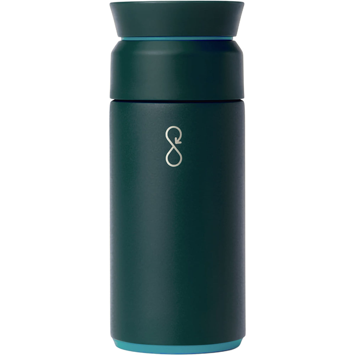 Ocean Bottle Brew Coffee Flask, 12 oz Laser Engraving - Green - Back