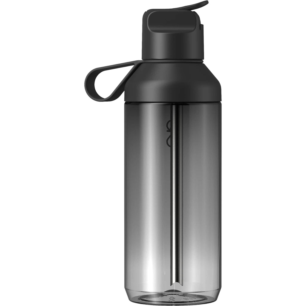Ocean Bottle GO Clear Flip Straw Bottle, 24 oz - Black - Photo 2