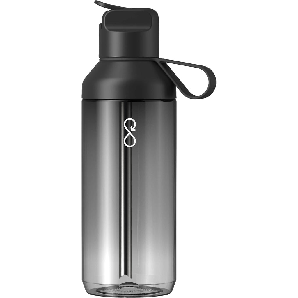 Ocean Bottle GO Clear Flip Straw Bottle, 24 oz - Black - Photo 3