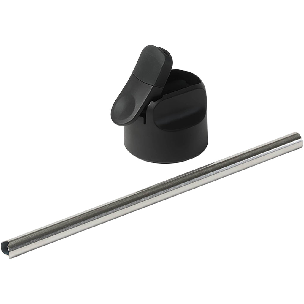 Ocean Bottle GO Clear Flip Straw Bottle, 24 oz - Black - Photo 8