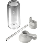 Ocean Bottle GO Clear Flip Straw Bottle, 24 oz Full Color - Gray - Photo 6