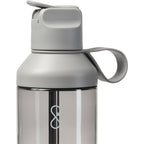 Ocean Bottle GO Clear Flip Straw Bottle, 24 oz Full Color - Gray - Photo 7