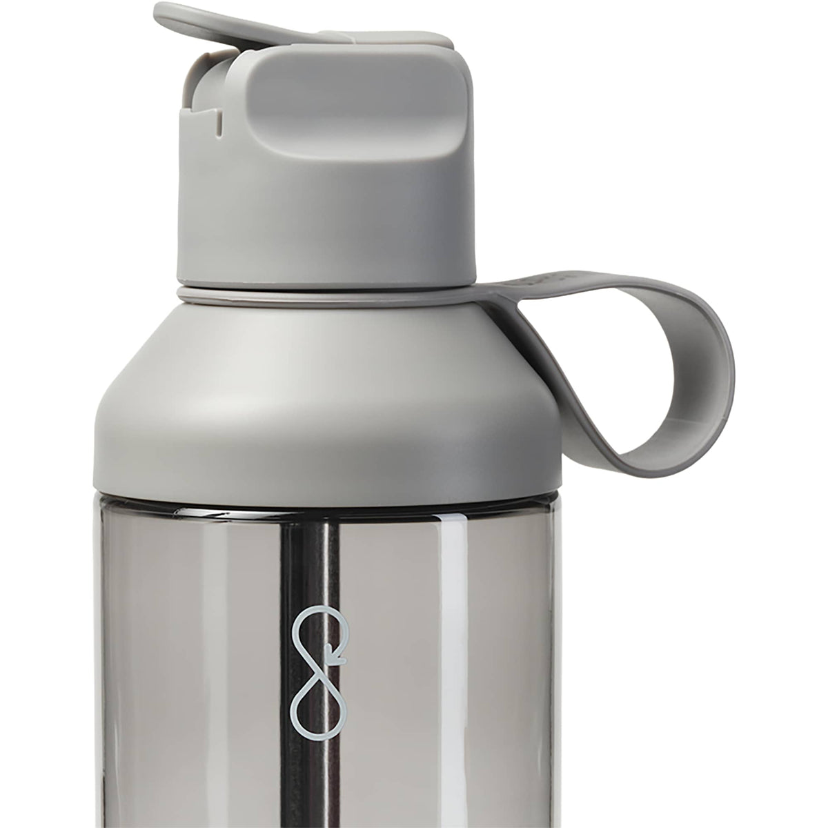 Ocean Bottle GO Clear Flip Straw Bottle, 24 oz Full Color - Gray - Photo 7