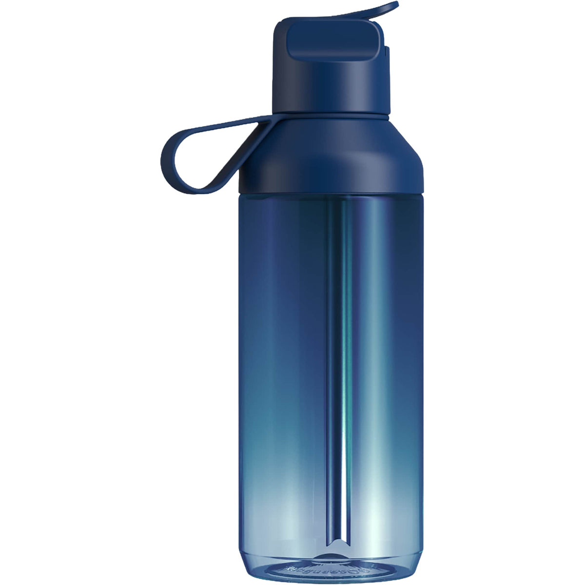 Ocean Bottle GO Clear Flip Straw Bottle, 24 oz Full Color - OceanBL - Photo 2