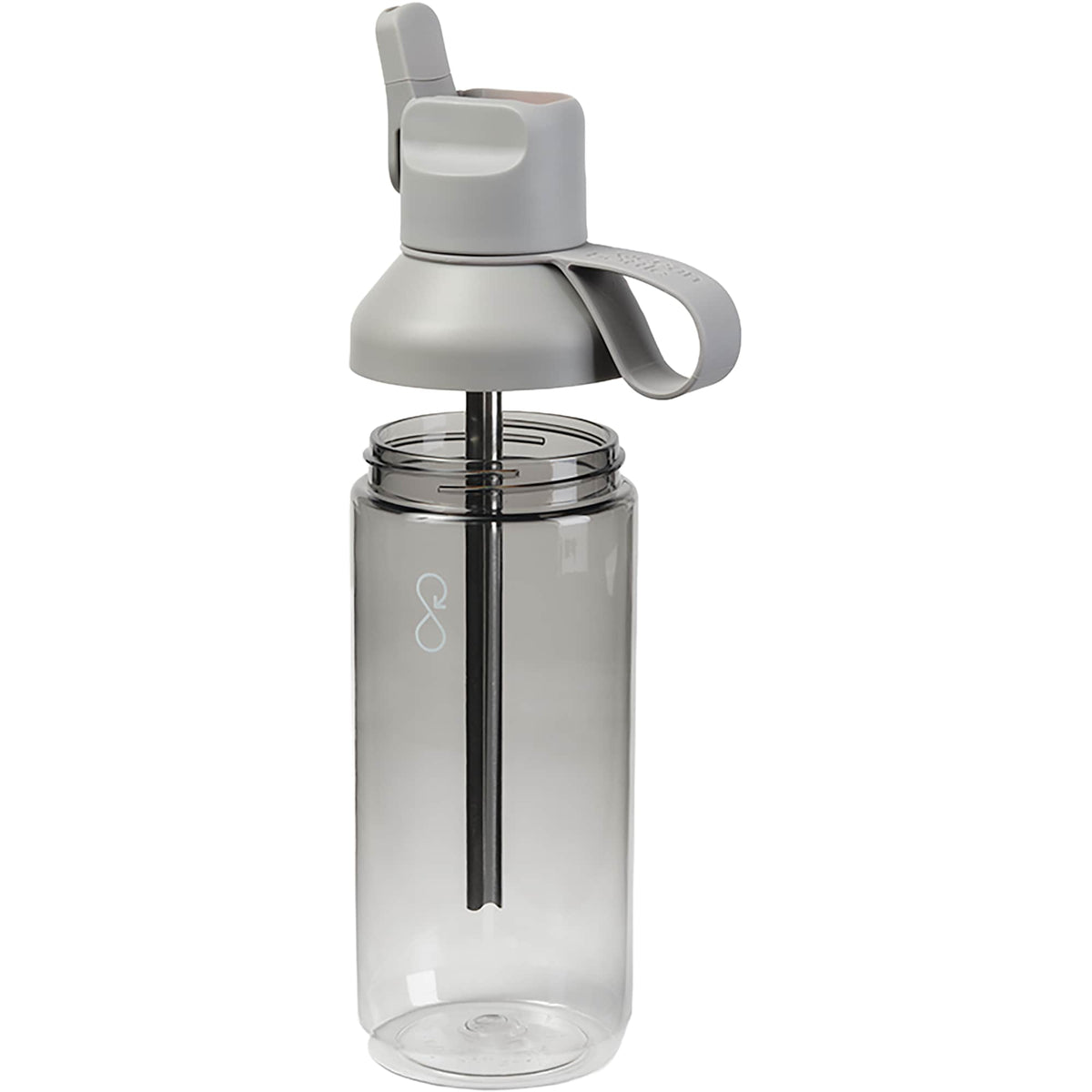 Ocean Bottle GO Clear Flip Straw Bottle, 24 oz - Gray - Photo 10