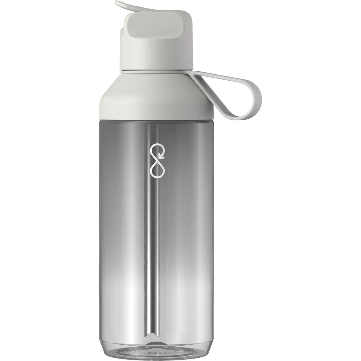 Ocean Bottle GO Clear Flip Straw Bottle, 24 oz - Gray - Photo 4