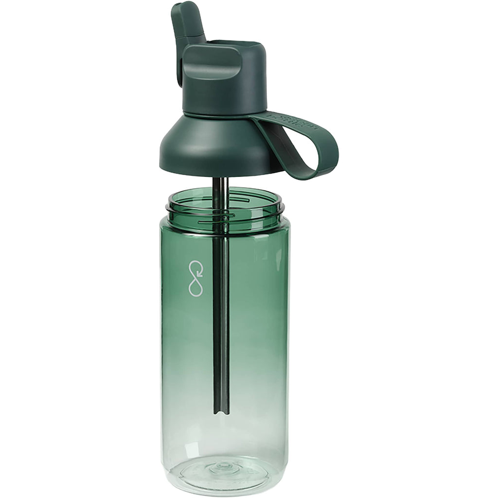 Ocean Bottle GO Clear Flip Straw Bottle, 24 oz - Green - Photo 11