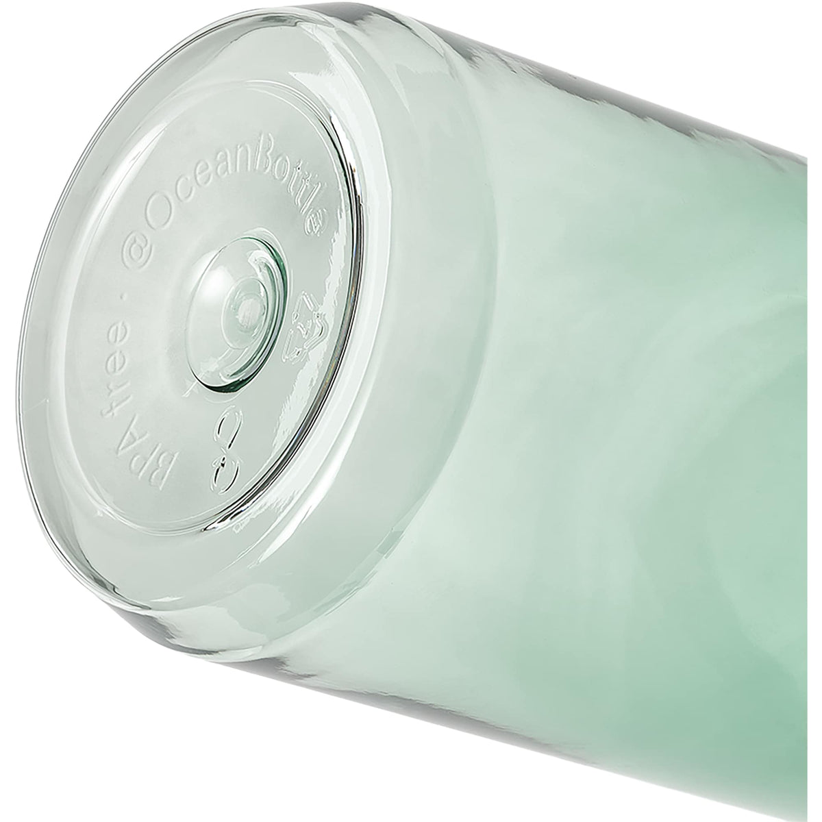 Ocean Bottle GO Clear Flip Straw Bottle, 24 oz - Green - Photo 3