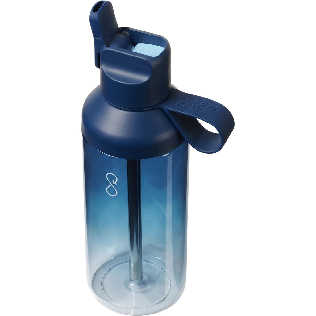 Ocean Bottle GO Clear Flip Straw Bottle, 24 oz - OceanBL - Photo 6