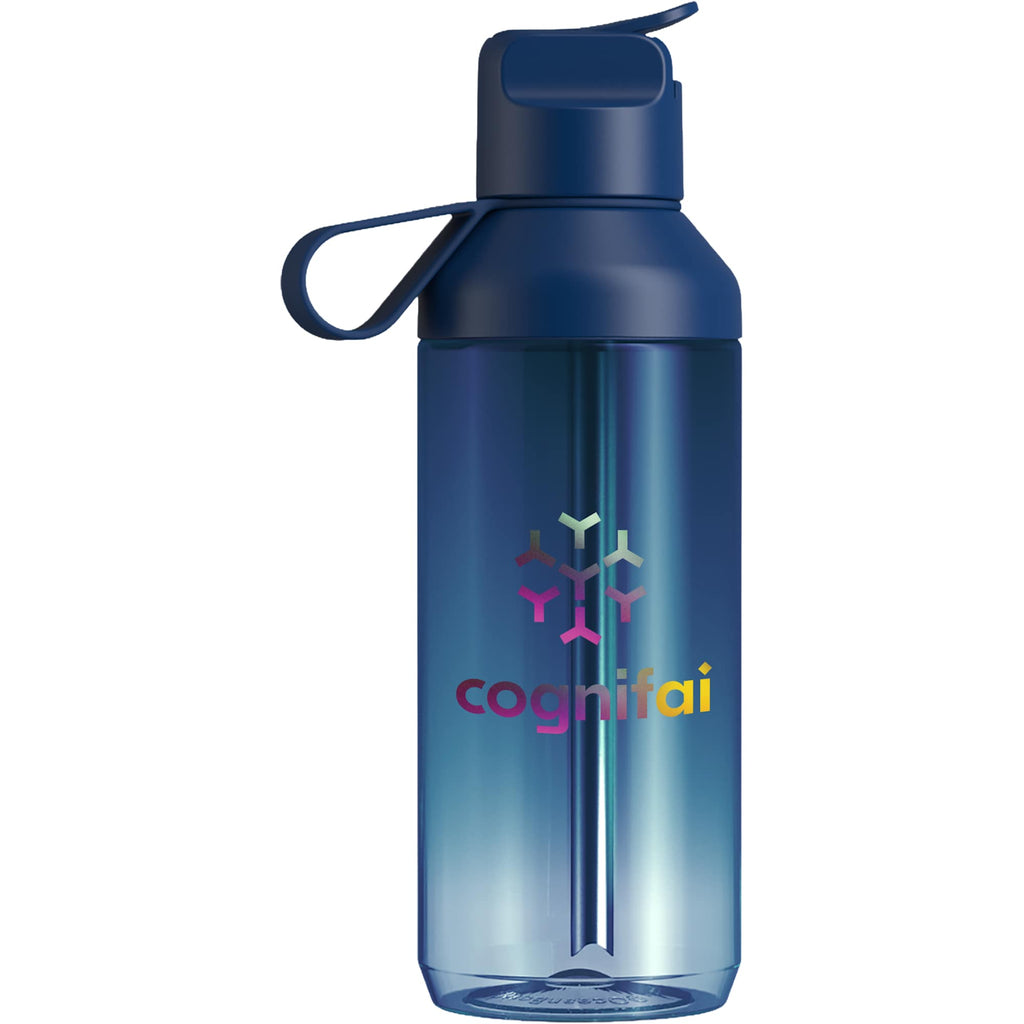 Ocean Bottle GO Clear Flip Straw Bottle, 24 oz - OceanBL - Photo