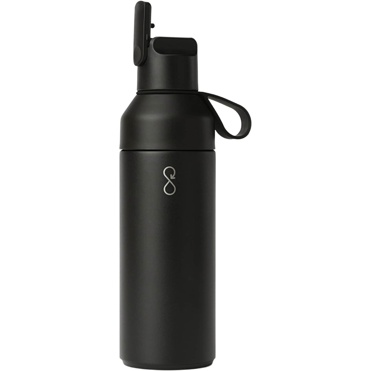 Ocean Bottle GO Insulated Straw Bottle, 17 oz - Black - Back