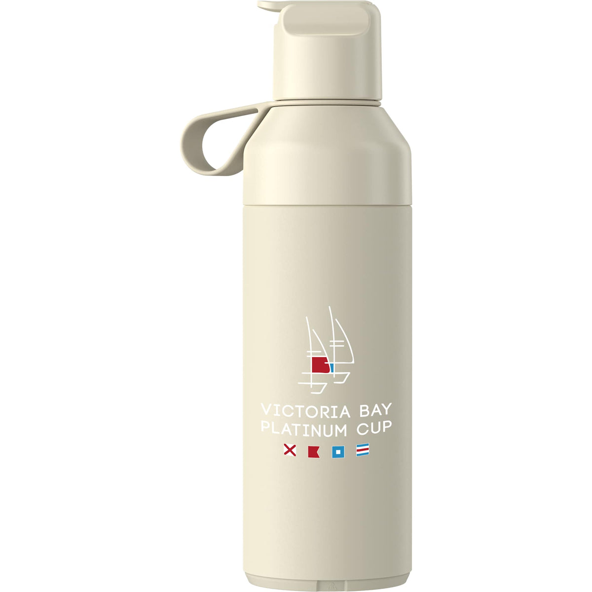Ocean Bottle GO Insulated Straw Bottle, 17 oz - Sand - Front