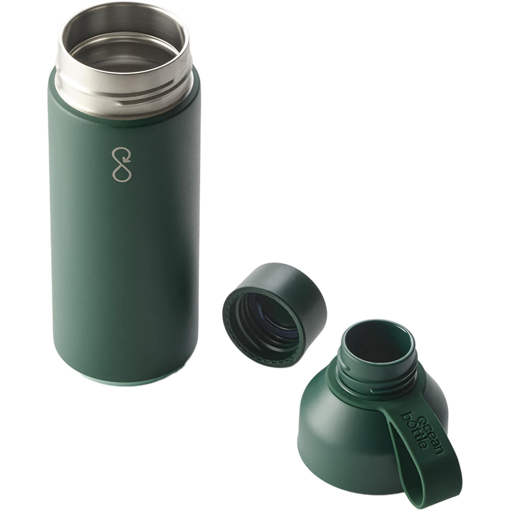 Ocean Bottle Original Insulated Bottle, 17 oz - Green - Top 2