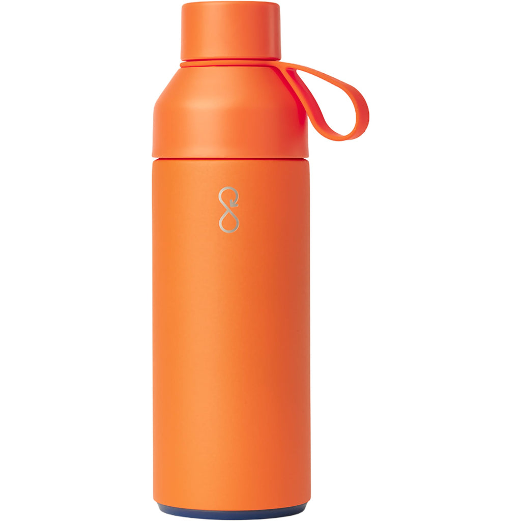 Ocean Bottle Original Insulated Bottle, 17 oz - Orange - Back