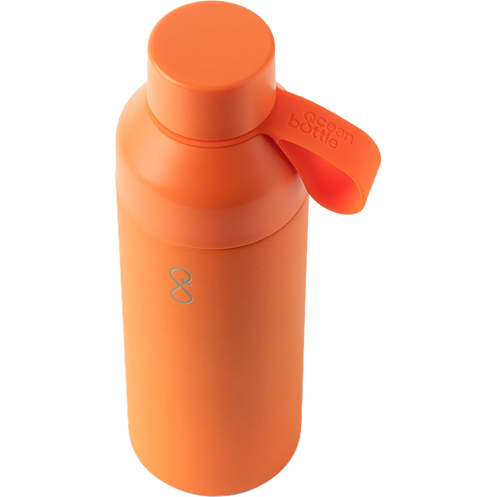 Ocean Bottle Original Insulated Bottle, 17 oz - Orange - Top 2