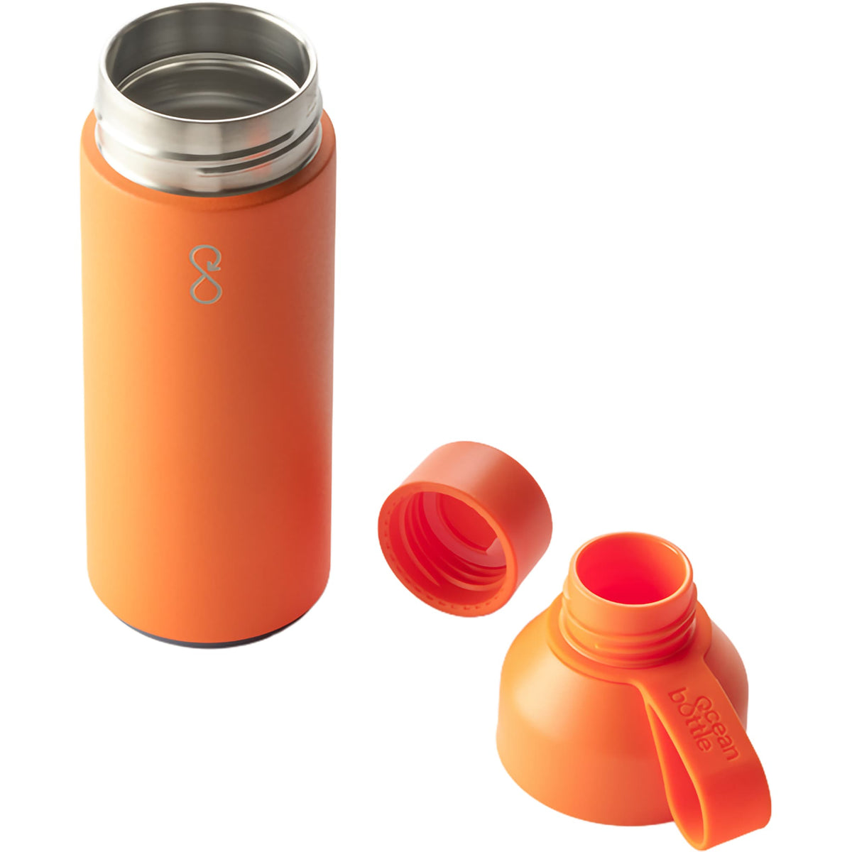Ocean Bottle Original Insulated Bottle, 17 oz - Orange - Top
