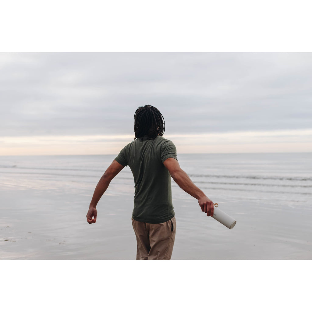 Ocean Bottle Original Insulated Bottle, 17 oz - Sand - Front Leftyle 3