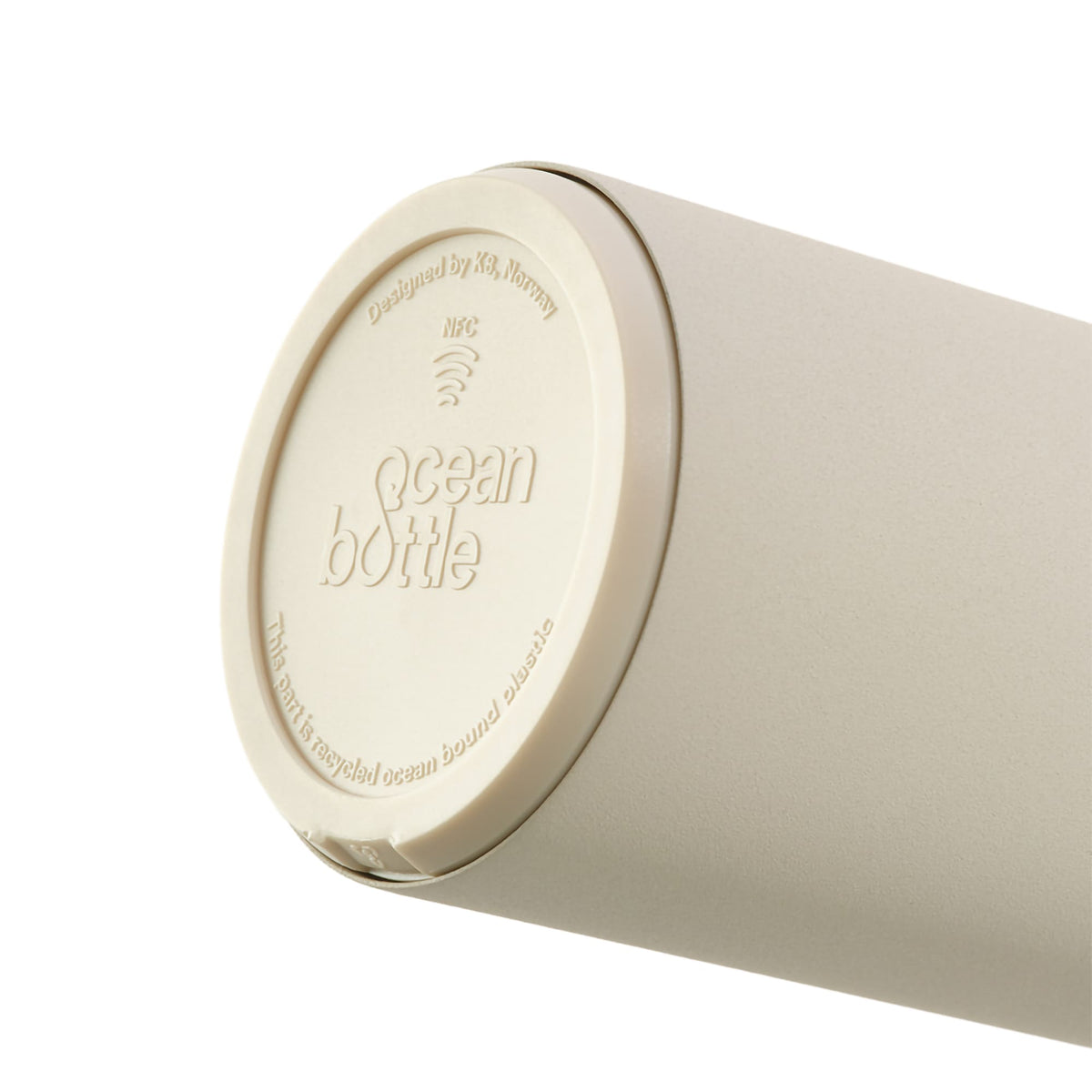 Ocean Bottle Original Insulated Bottle, 17 oz - Sand - Right Angle Bottom