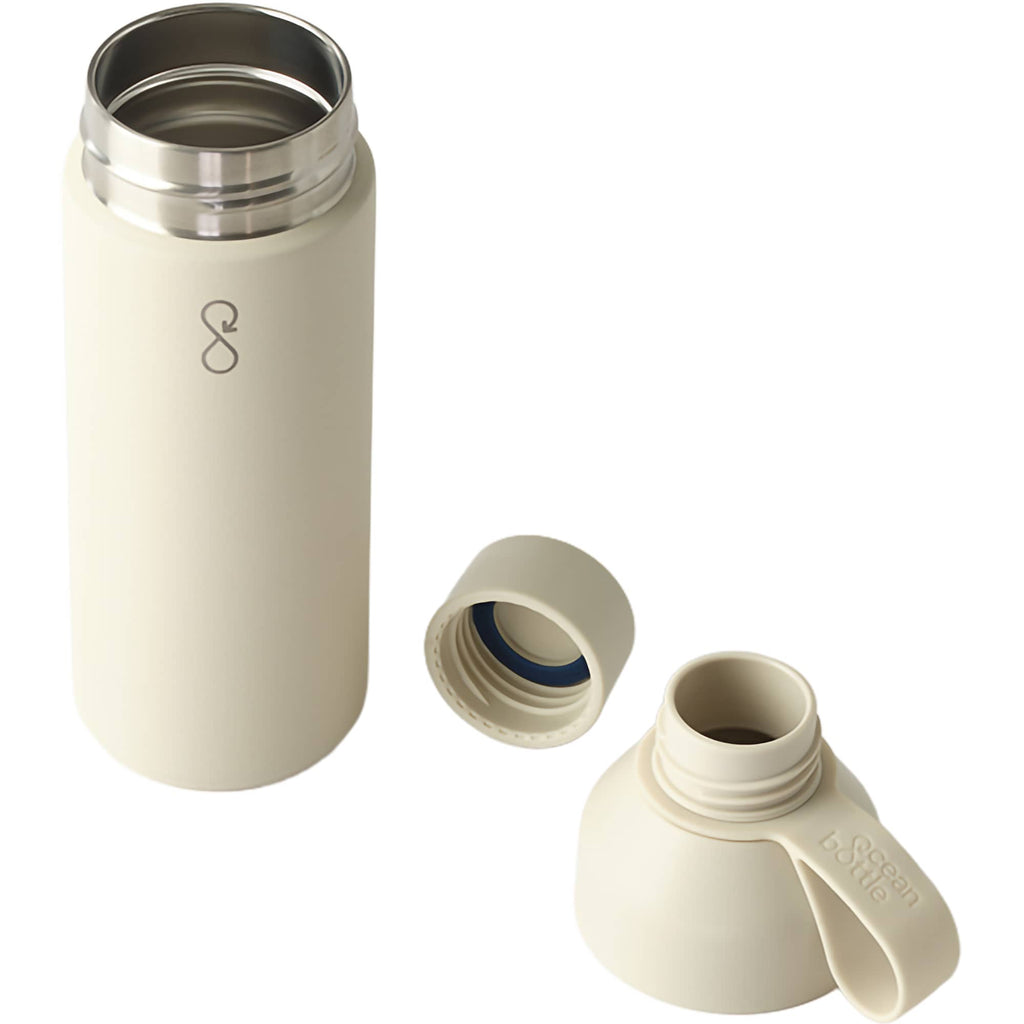 Ocean Bottle Original Insulated Bottle, 17 oz - Sand - Top