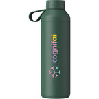 Ocean Bottle Peak Original Insulated Bottle, 24 oz Laser Engraving - Green - Photo