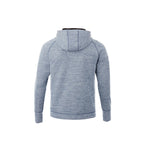 Odell Performance Knit Zip Hoodie with Thumb Holes for Men Transfer - Invictus Heather - Back Flat