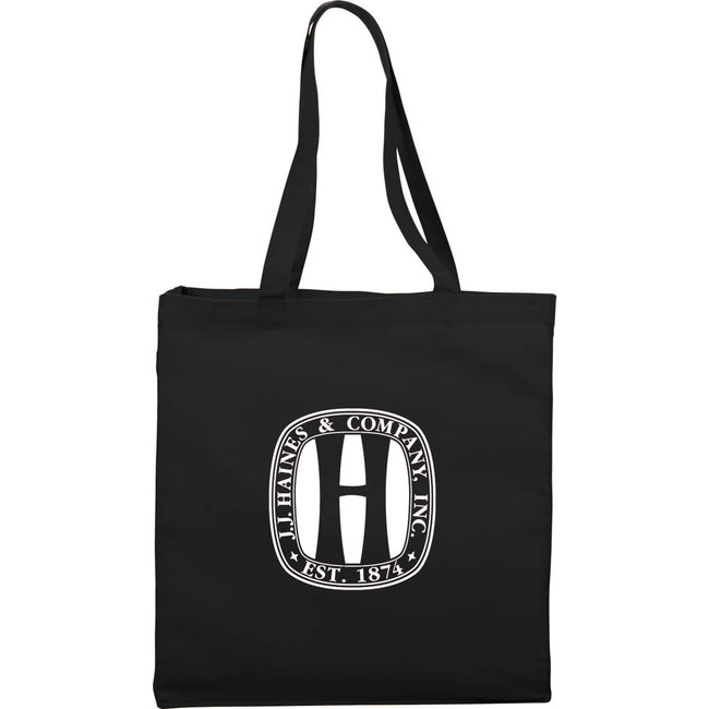Odessa Gusseted Cotton Canvas Tote, 8 oz Embroidery