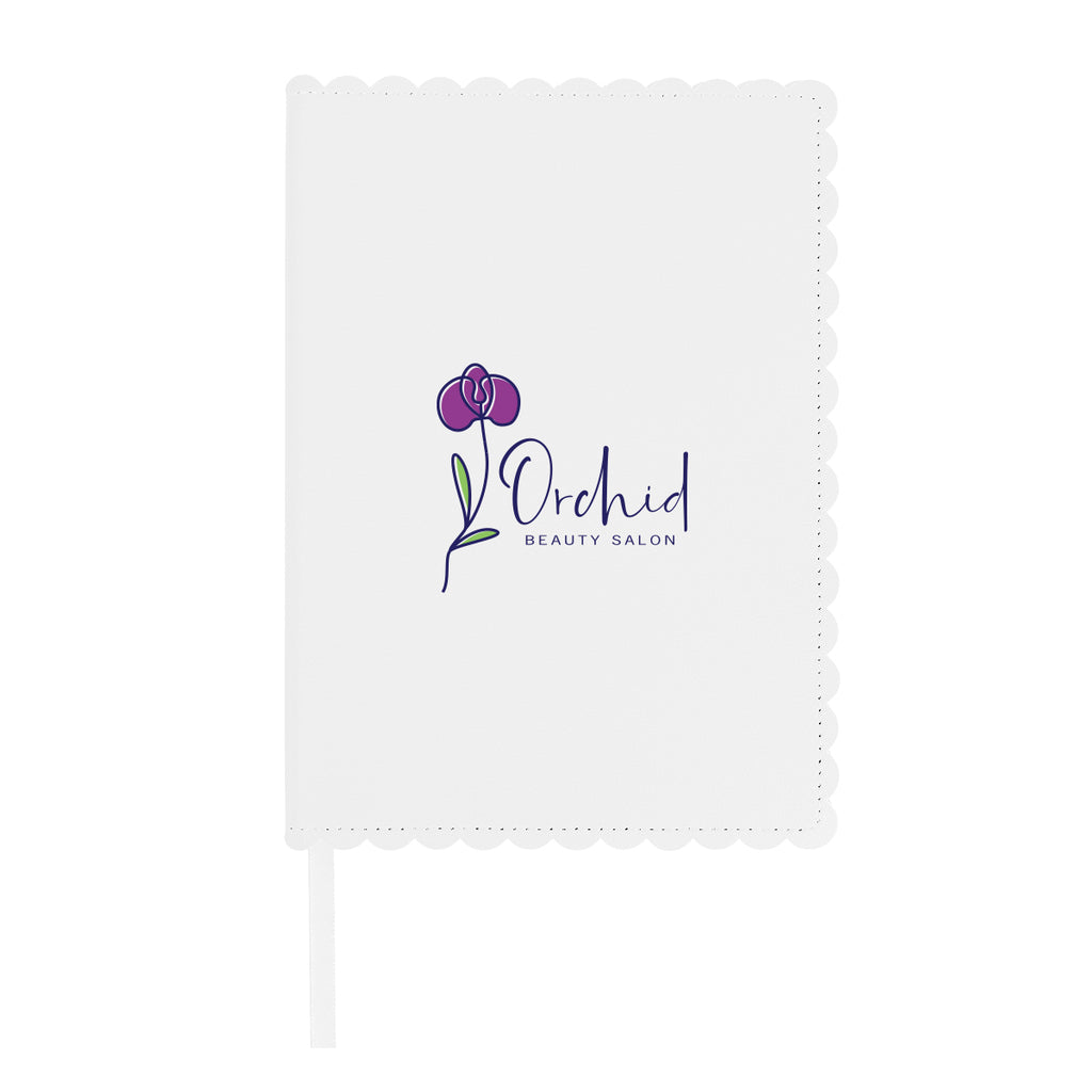 Odette Journal in Recycled PET Debossing - White - Full Color